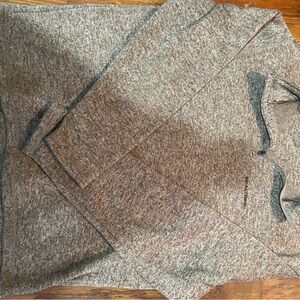 Realtree Men's Heathered Brown Zip-Up Sweater